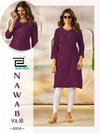 Nawab Vol 18 By Blue Hills Embroidery Lucknowi Rayon Kurtis Exporters In India
